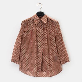 Burberry, a cotton blouse, size XS.