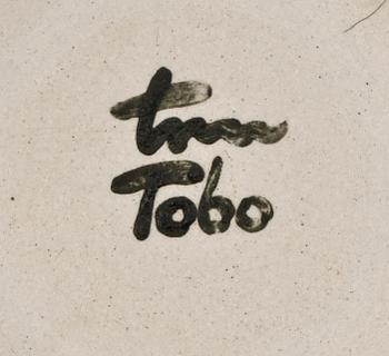 TESERVIS, 9 delar, stengods, Triller Tobo.