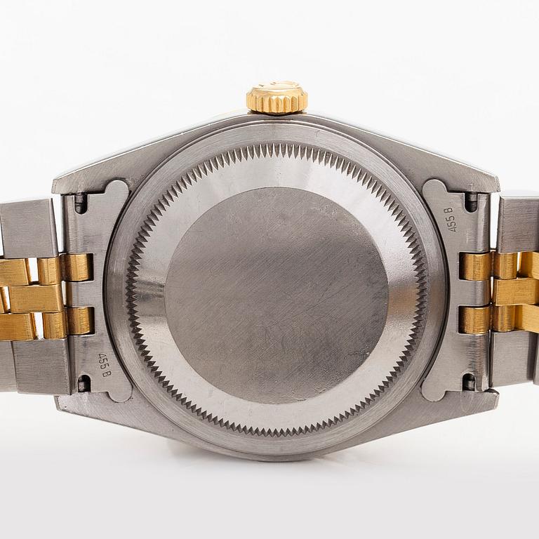 Rolex, Oyster Perpetual, Datejust, "Diamond Dial", armbandsur, 36 mm.