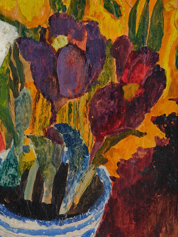 Sven X:et Erixson, Stilleben med krokusar.