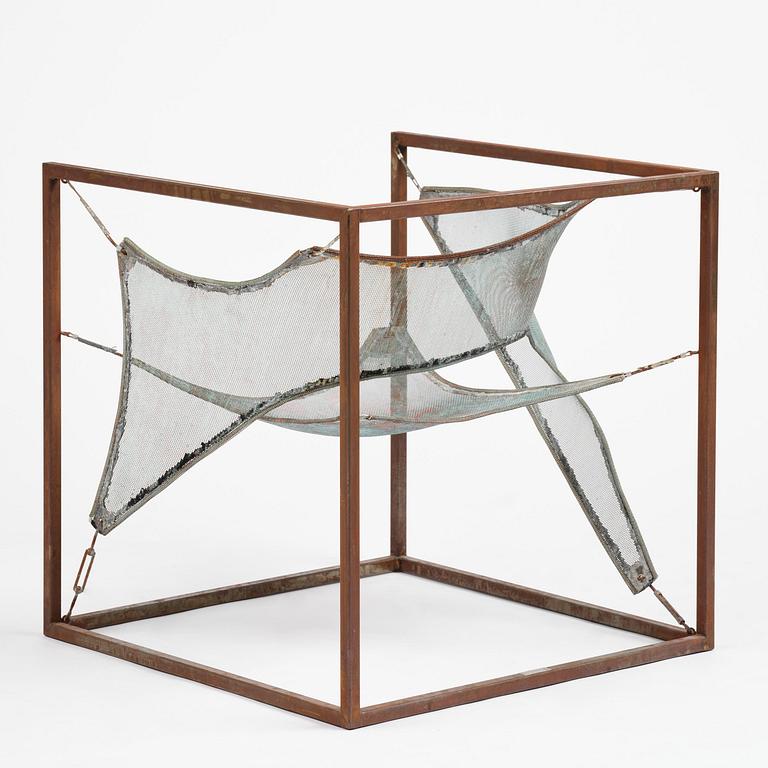 Sigurdur Gustafsson, a "Wind" easy chair/sculpture, ed. HC 4/5, Källemo, Värnamo, post 2003.