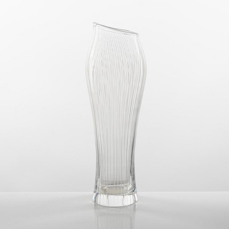 Tapio Wirkkala, a model 3215 glass vase, Iittala, Finland.