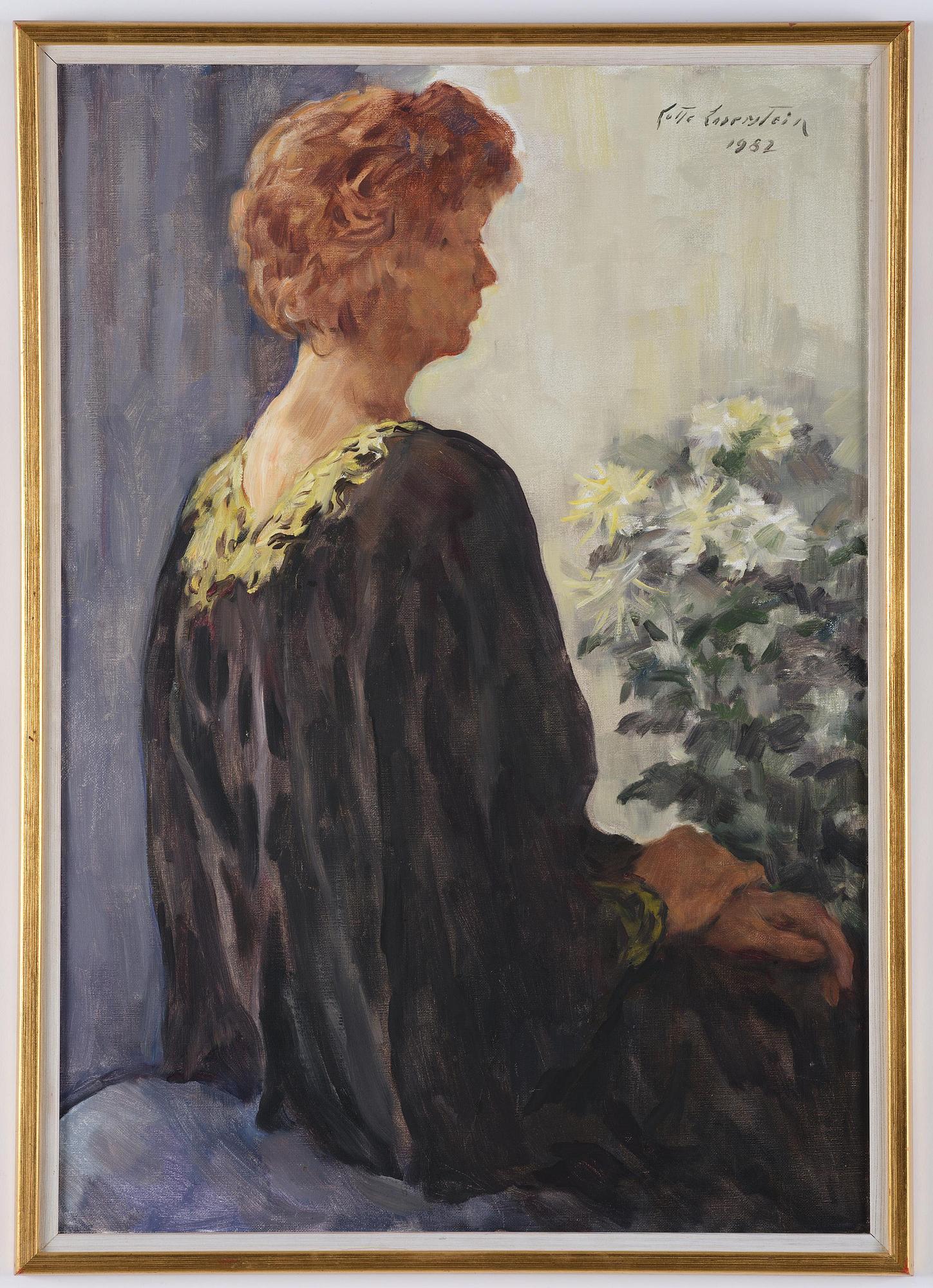 Lotte Laserstein, Seated lady.
