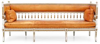 505. A late Gustavian circa 1800 sofa.