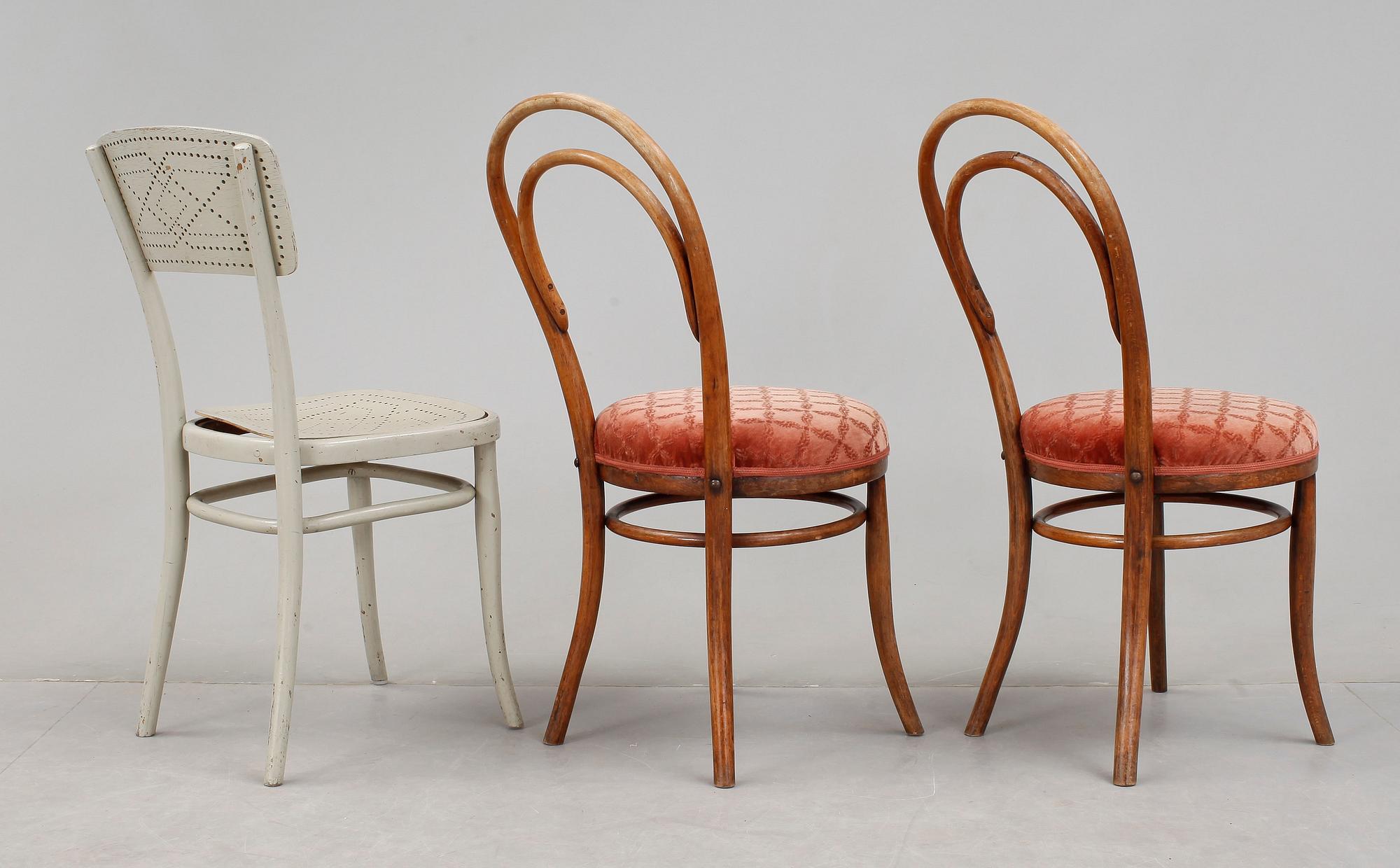 STOLAR, 3 st, Thonet, 1900-talets början.