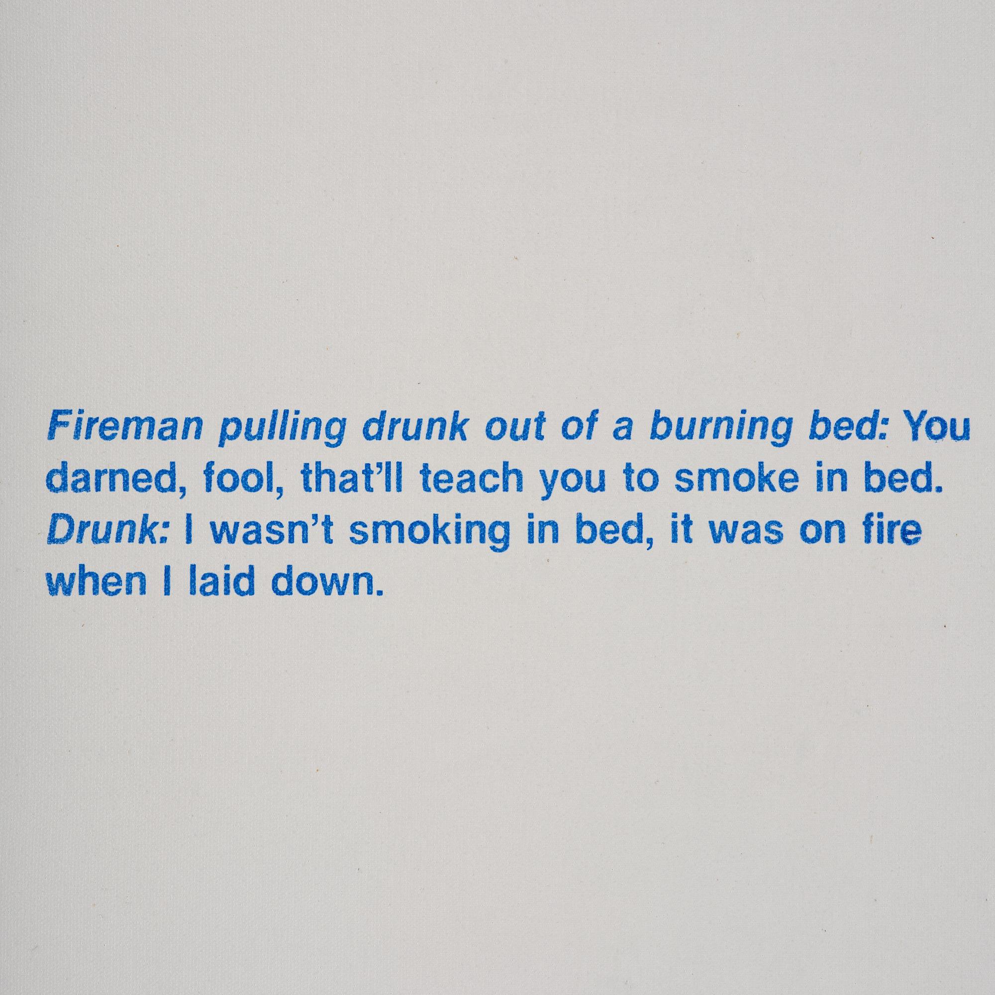 Richard Prince, "Untitled (joke)".