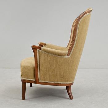 FÅTÖLJ, "Vår fru", Carl Malmsten, för AB O.H. Sjögren, Tranås.