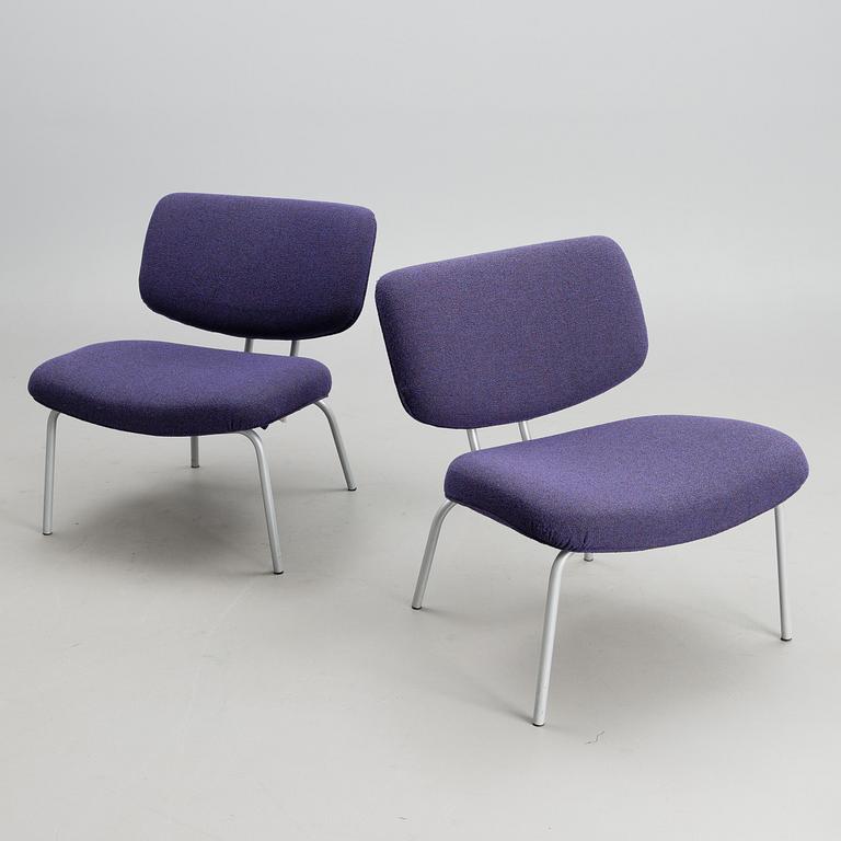 FÅTÖLJER, ett par, "Clea", Kristiina Lassus Studio, Zanotta. Modellen formgiven 1998.