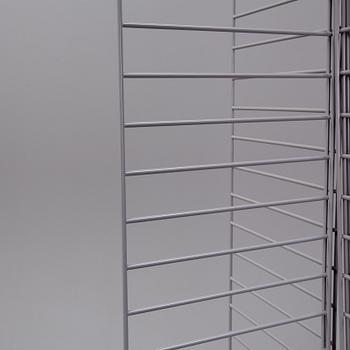 Nils Strinning, a "String shelf system", 3 sections, String Design AB, 21st century.