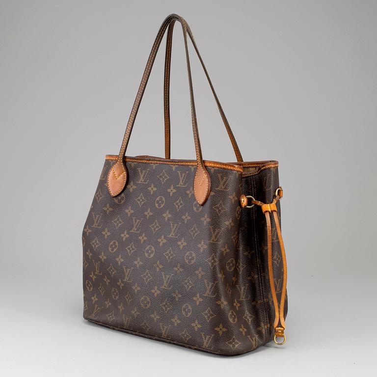 LOUIS VUITTON, a 'Neverfull MM' monogram canvas bag.