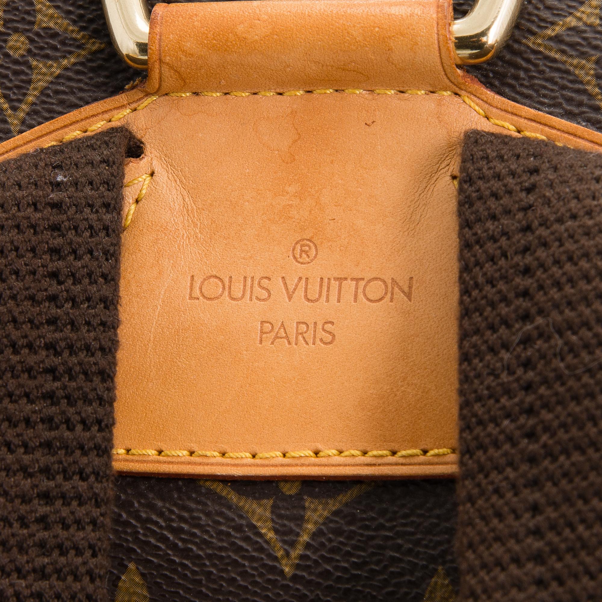 LOUIS VUITTON Monogram Canvas Montsouris GM Backpack.