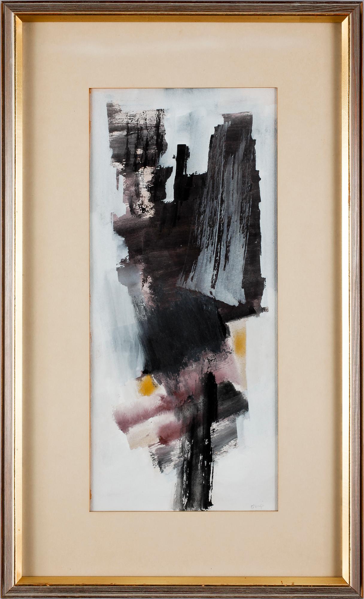 BENGT ORUP, gouach, sign.