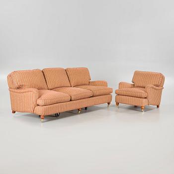 BRÖDERNA ANDERSSON, A late 20th century sofa and lounge chair 'Andrew'.