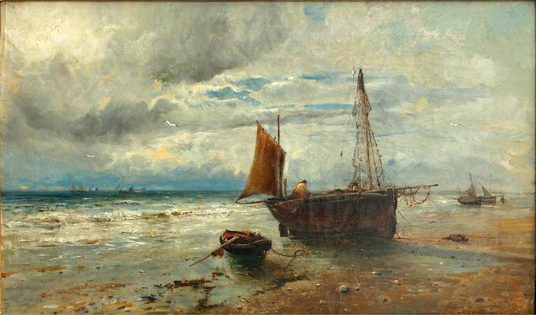 GUSTAVE DE BREANSKI, olja på duk, sign o dat 1879-80.
