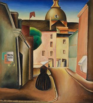 658. Waldemar Lorentzon, Cityscape, France.