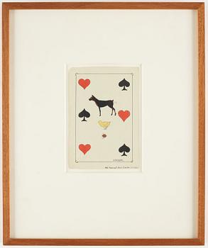 OTTO G CARLSUND, ink and watercolour, signed and dated Dresden 1922.
