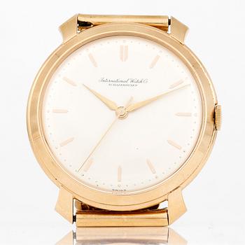 ARMBANDSUR, 18k guld, International Watch Company, IWC, Schaffhausen, 1960-tal, tot vikt ca 87,1 gram.