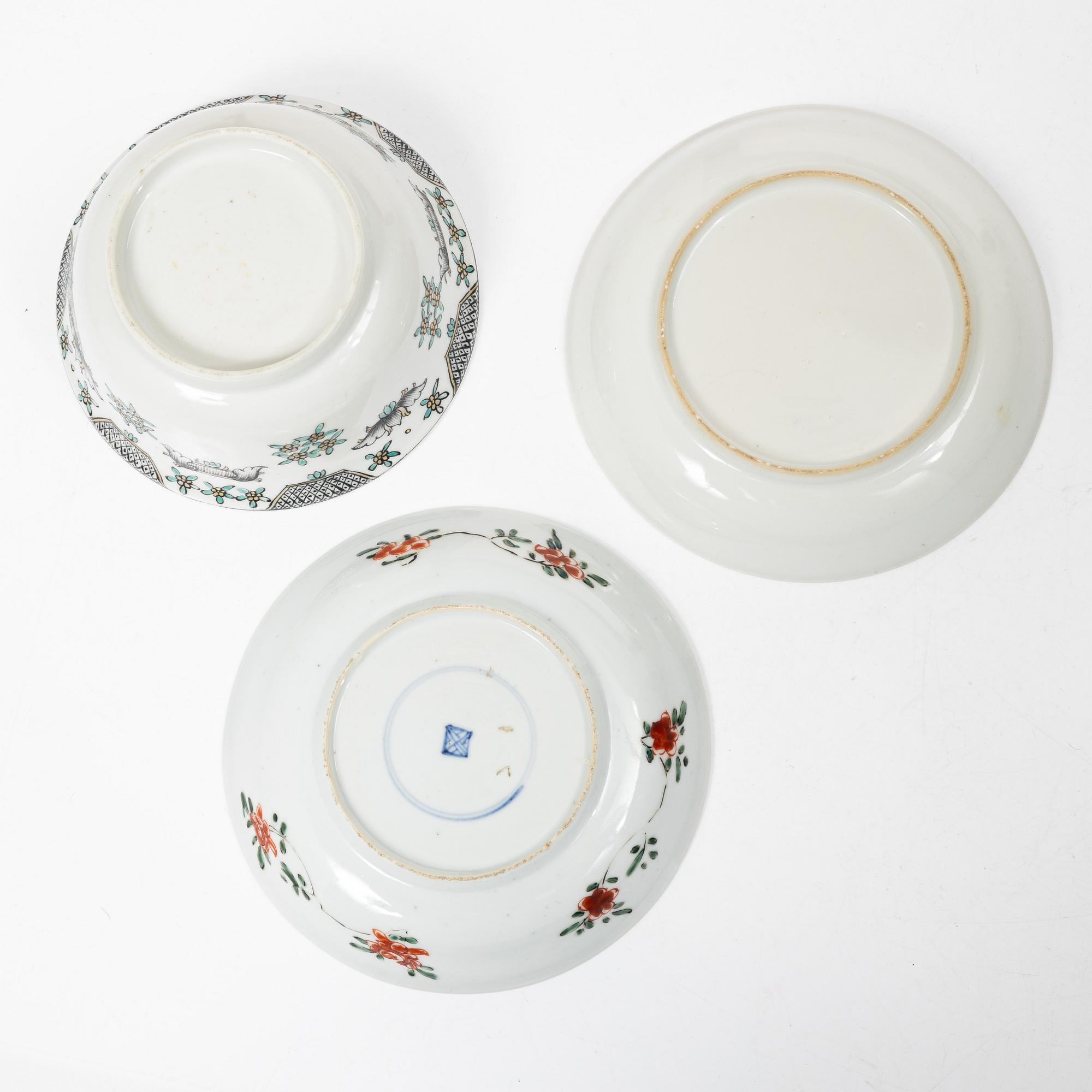 Parti, porslin. Kina, Qingdynastin, 1700-tal.
