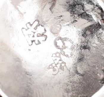 TUMLARE, 3 st, silver, bla Carl Klingwall, verksam 1761-89 i Västerås. Tot vikt ca 44 gram.