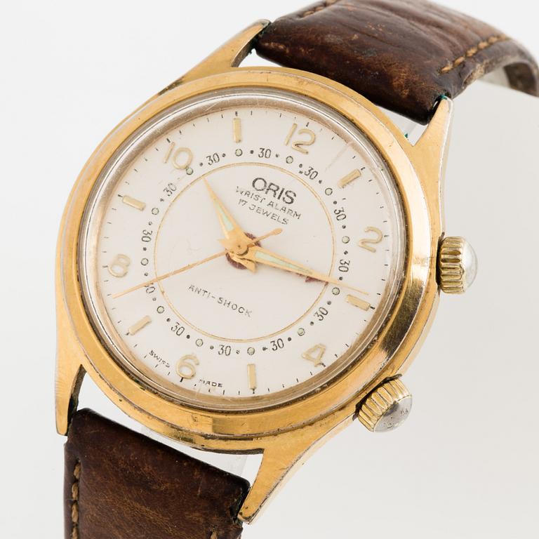 Oris, Wrist Alarm, wristwatch, 34 mm.