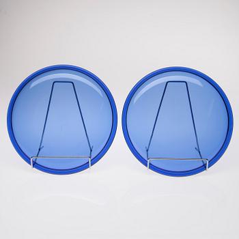 GLASSERVIS, 18 delar, "Luna" Kaj Franck, "Verna" Kerttu Nurminen, Iittala, 1900-talets slut.