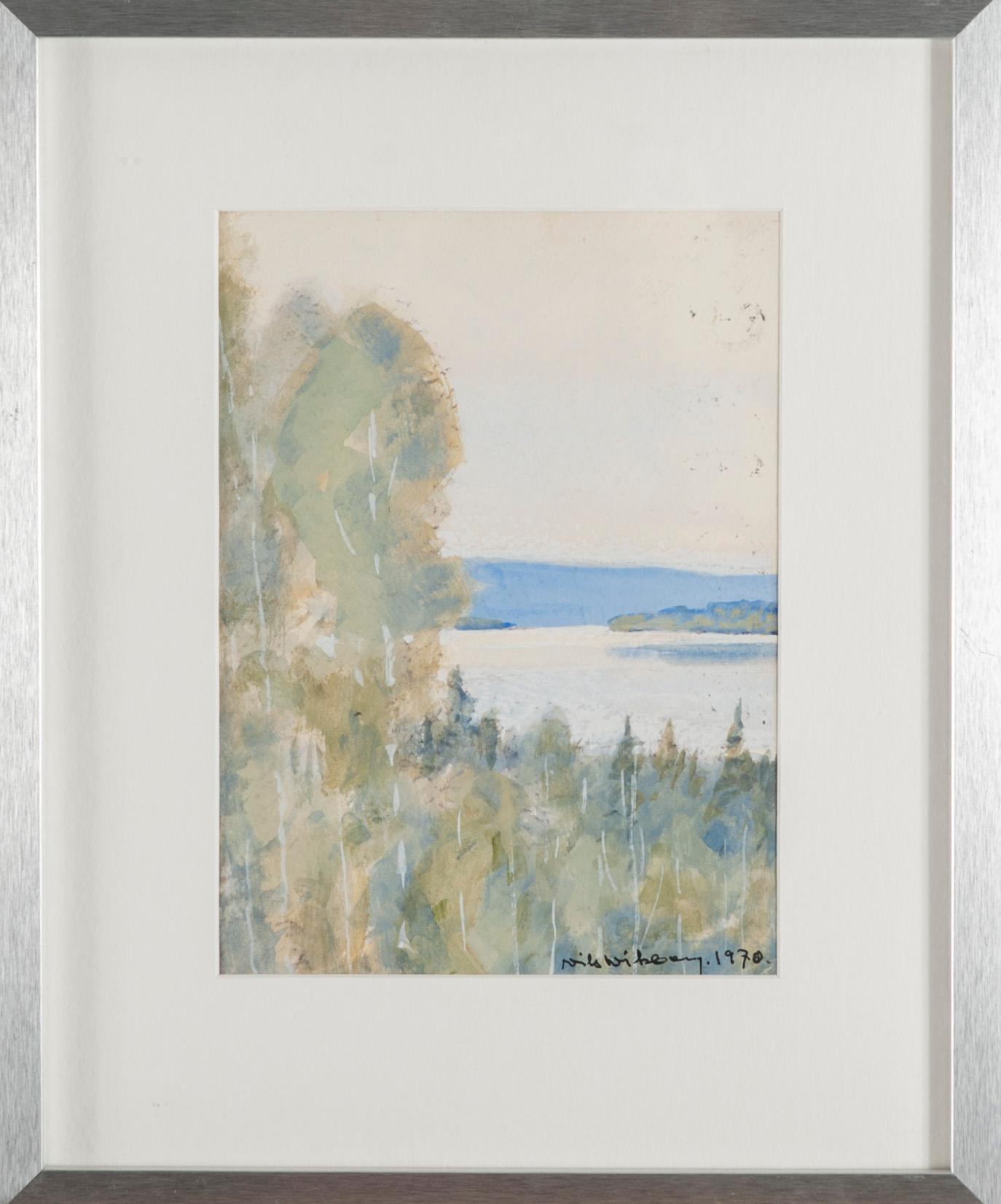 NILS WIKBERG, akvarell, signerad och daterad 1970.
