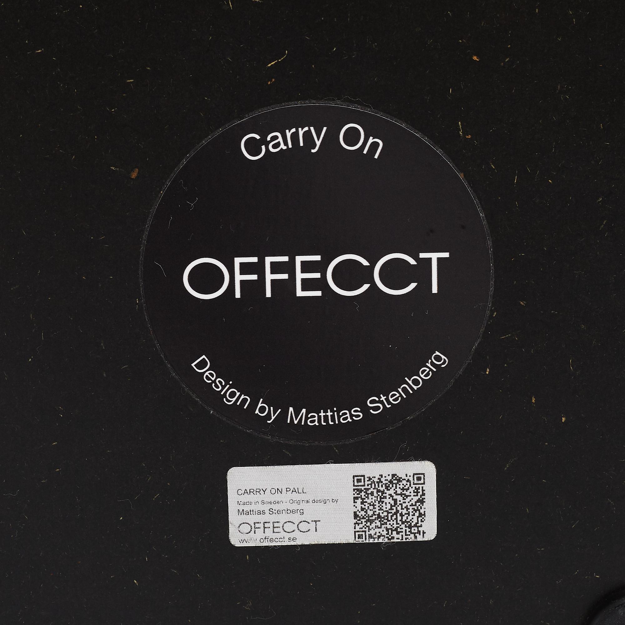 Mattias Stenberg, sittpuffar, ett par, "Carry on", Offecct.