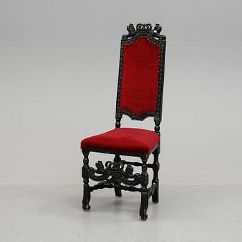 STOL, barockstil, omkring sekelskiftet 1900.