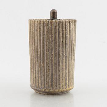 Arne Bang, a stoneware jar with cover, Denmark.