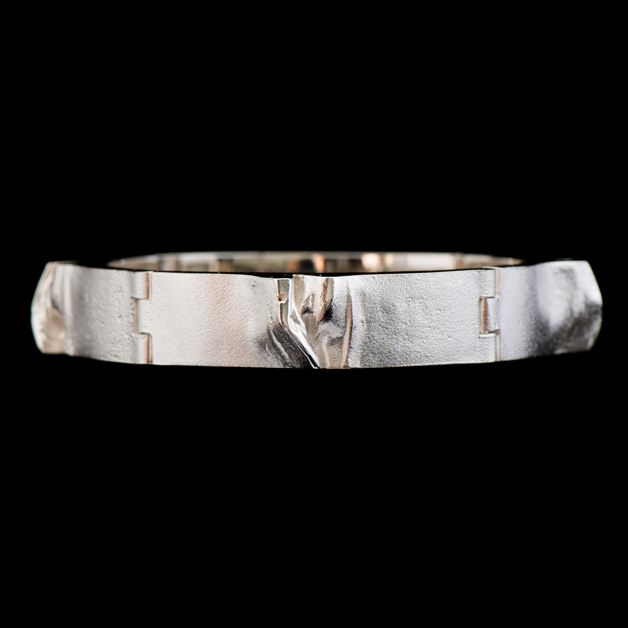 Björn Weckström, ARMBAND, silver. Lapponia 1971.