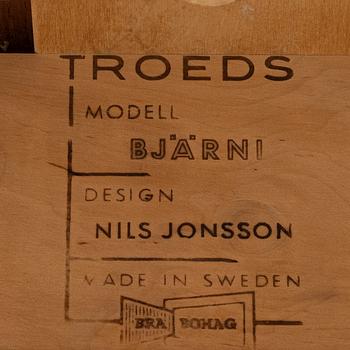 Nils Jonsson, a model 'Bjärni' dining table, Bra Bohag, Troeds, 1960's.