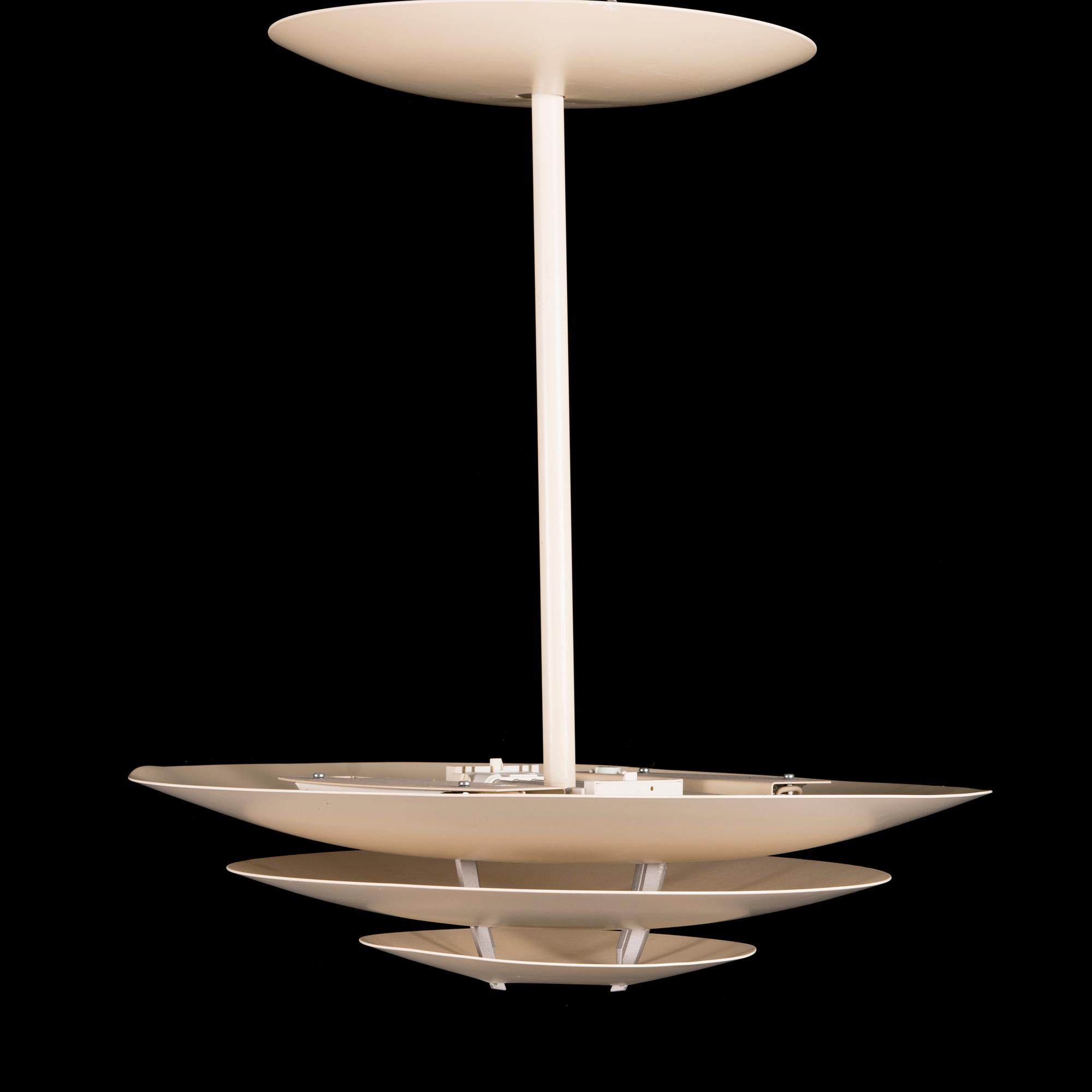 An 'Oslo' Pendant ceiling light, 116150 attributed to Kurt Norregaard for Louis Poulsen, Denmark.