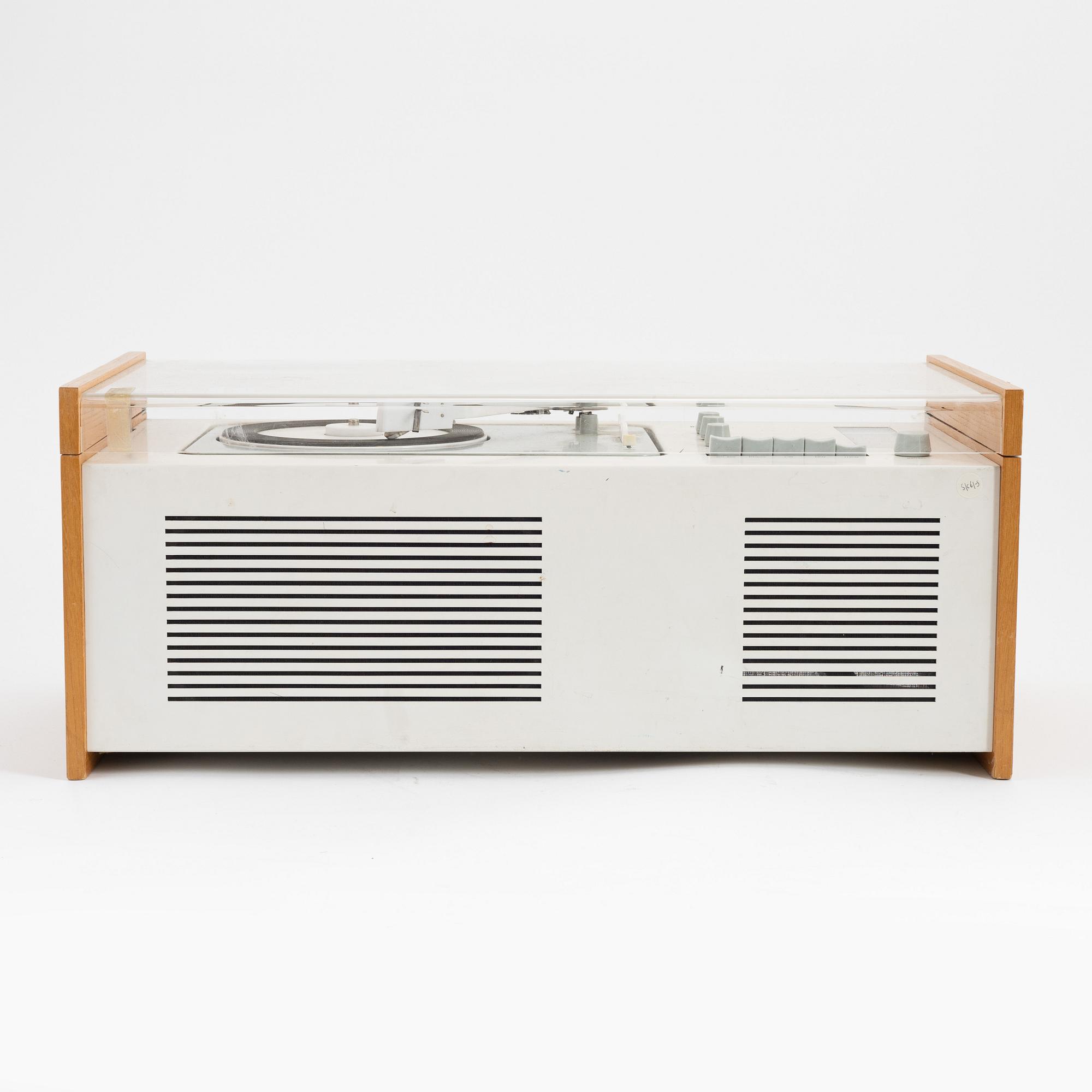 Dieter Rams & Hans Gugelot, a radio gramophone, SK 61 S, Braun. - Bukowskis Dieter Rams & Hans Gugelot, a radio gramophone, SK 61 S, Braun. - Bukowskis