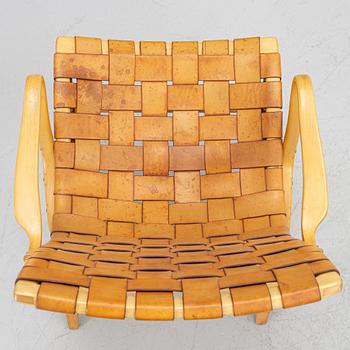 Bruno Mathsson, fåtöljer, ett par, "Eva", Firma Karl Mathsson, Värnamo.