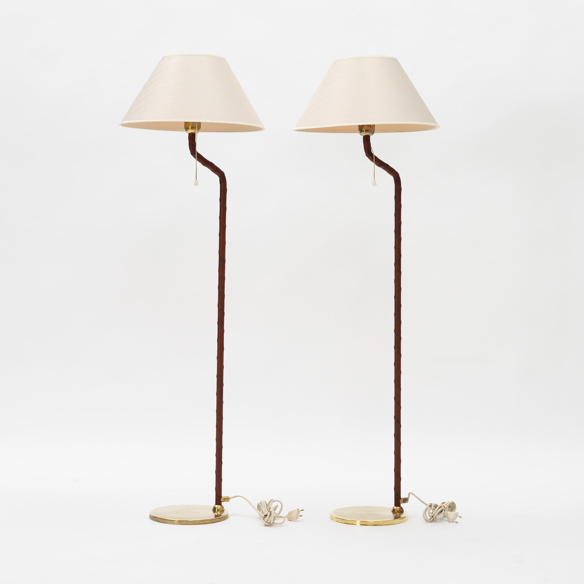 Golvlampor ett par, Öja Belysning, 1900-talets slut.