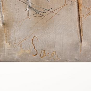 Antonio Saura, Portrait.