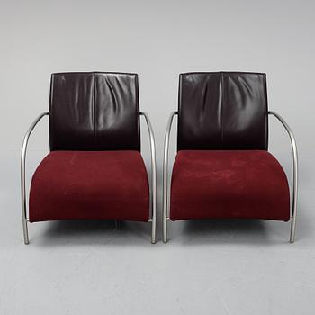 Gijs Papavoine, a pair of "Lomas" easy chairs for Montis.