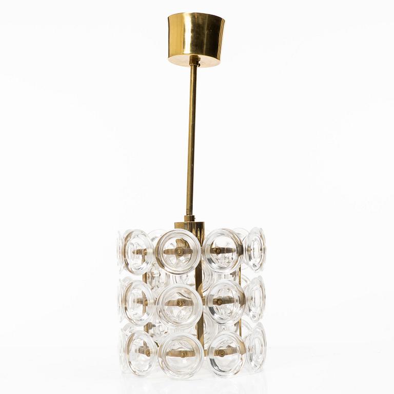 Carl Fagerlund, a ceiling lamp, model RD1846, Orrefors, second half of the 20th century.