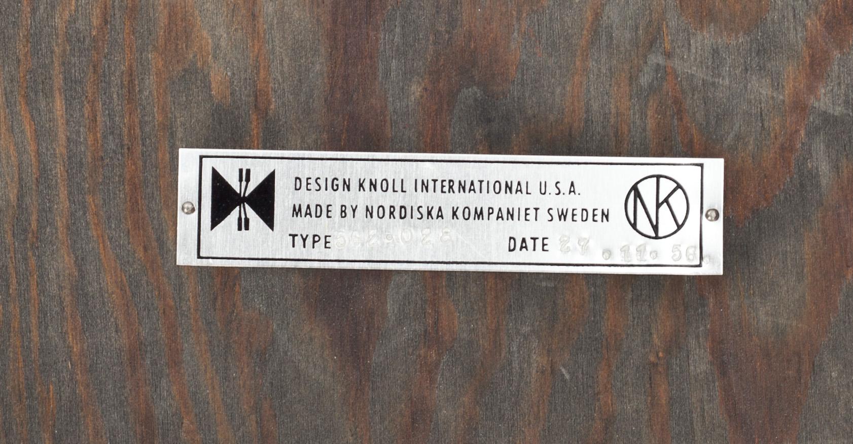 FÅTÖLJ, Design Knoll International U.S.A. för NK Sweden. 1958.