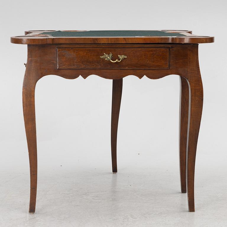 A Rococo games table, second half of the 18th century.