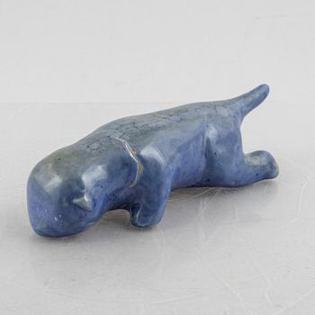 Ulla Kraitz, two stoneware sculptures, own studio, Fogdarp.