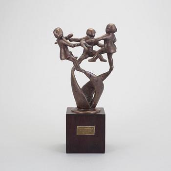 BROR FORSLUND, skulptur, brons, plakettmärkt och numrerad 117.