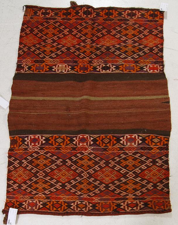 TYGSTYCKE, delvis Kelim. 125x92.