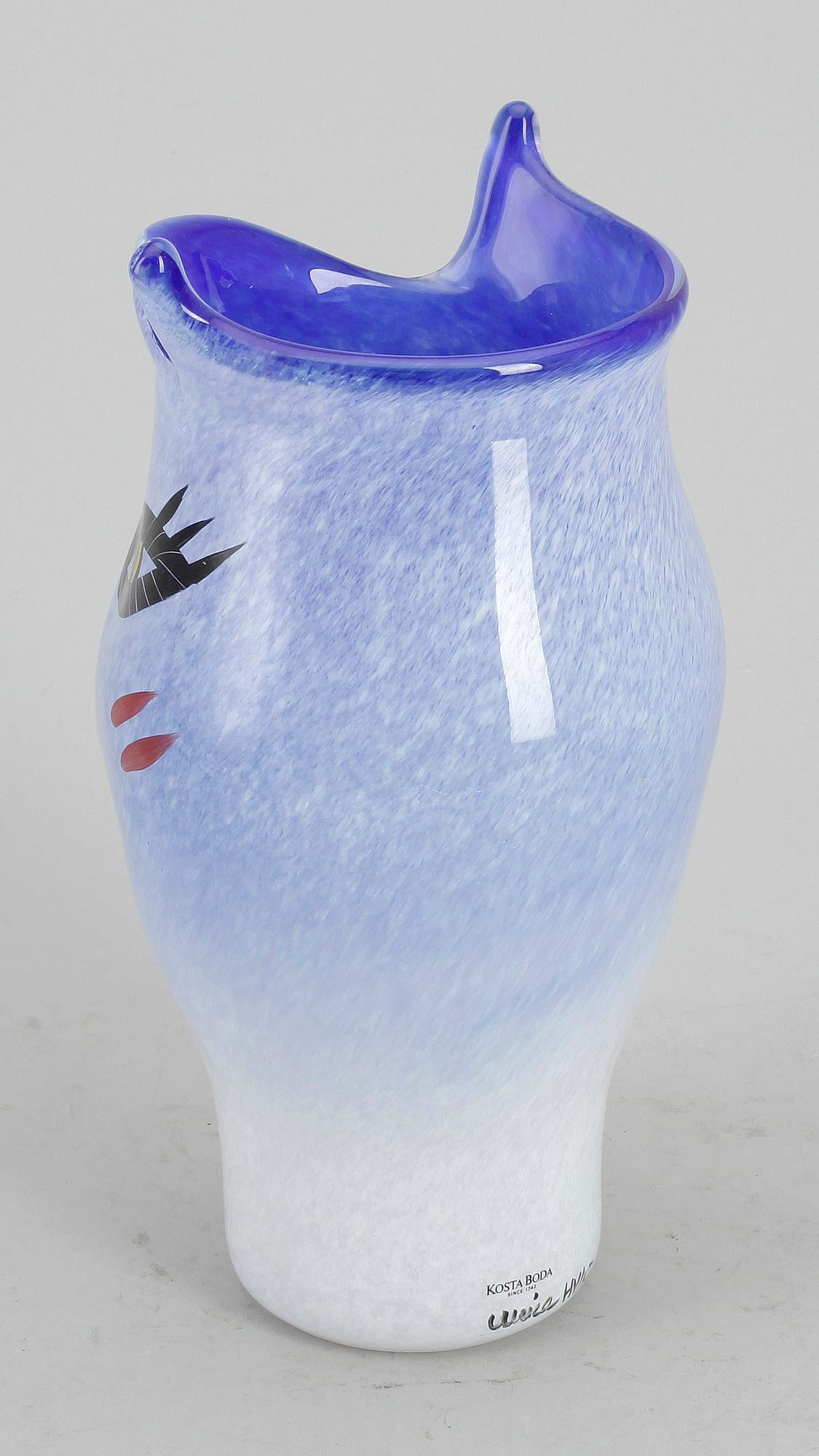 VAS, glas, Ulrica Hydman-Vallien, Kosta boda, 1900-talets andra hälft.
