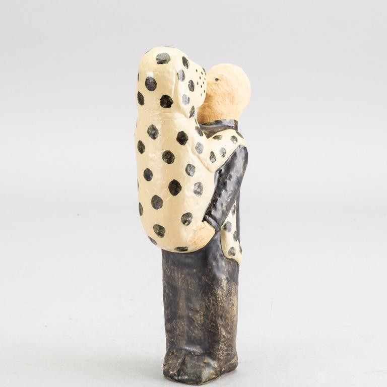 LISA LARSON, stoneware, figurin , Gustavsberg K-studio signed and numbered.