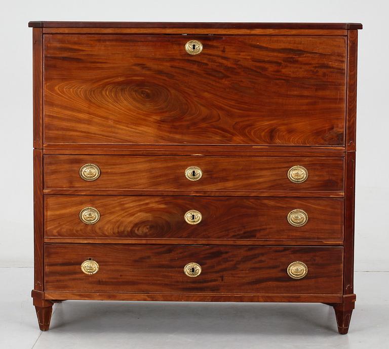 CHIFFONJÉ, sengustaviansk, enl uppgift Niclas Ekroth, 1800-talets början.