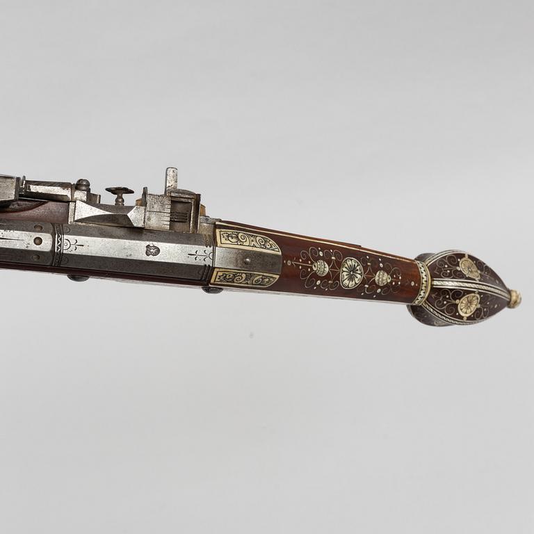 Hjullåspistol, 1600-talets början, Sachsen.