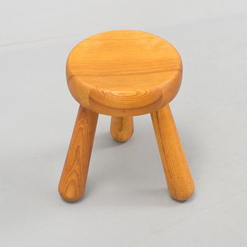 INGVAR HILDINGSSON, an oak stool from I.H. slöjd, second half of the 20th Century.