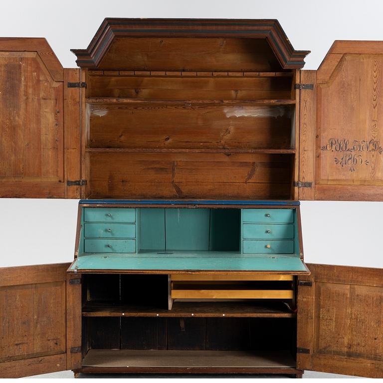 Skåp, troligen Värmland, 1700-tal.