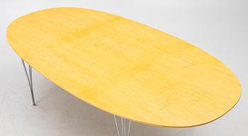 Bruno Mathsson & Piet Hein, dining table, "Superellipse", Mathsson International.